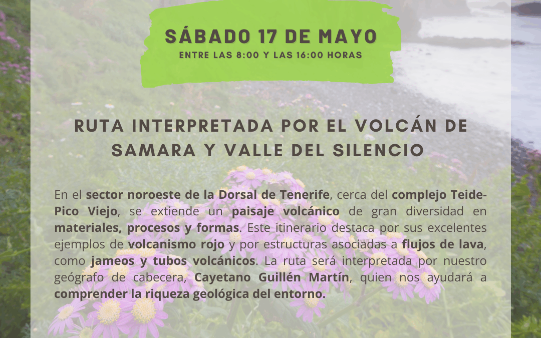 Ruta interpretada por el volcán de Samara y Valle del Silencio